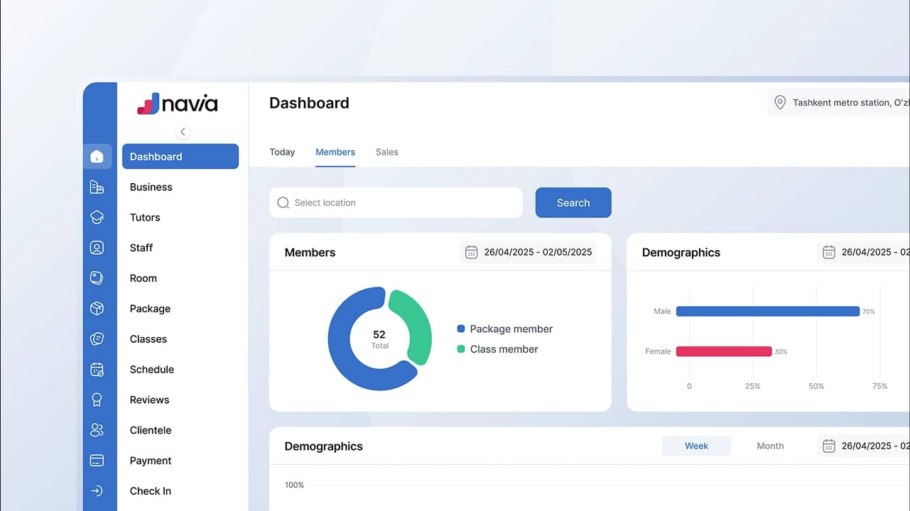 EduNav platform screenshot